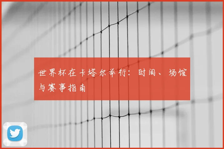 世界杯在卡塔尔举行:时间、场馆与赛事指南